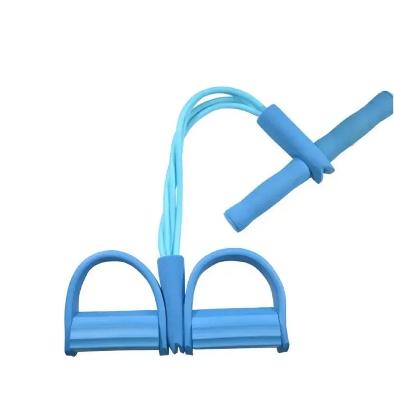 ( বুলু কালার ) High Quality Multifunctional Foot Paddle Pull Rope Blue