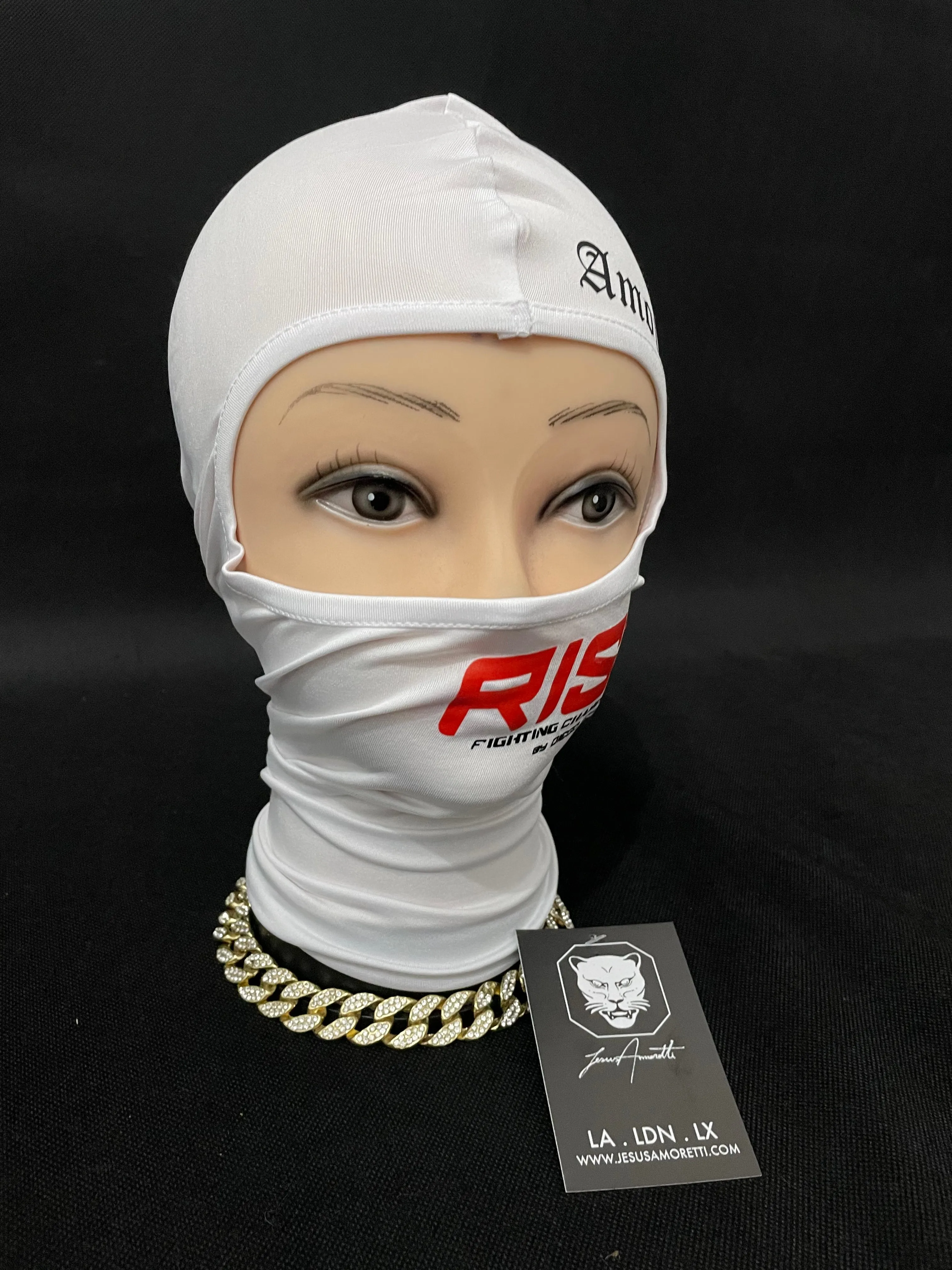 Balaclava Amoretti x Rise Branca