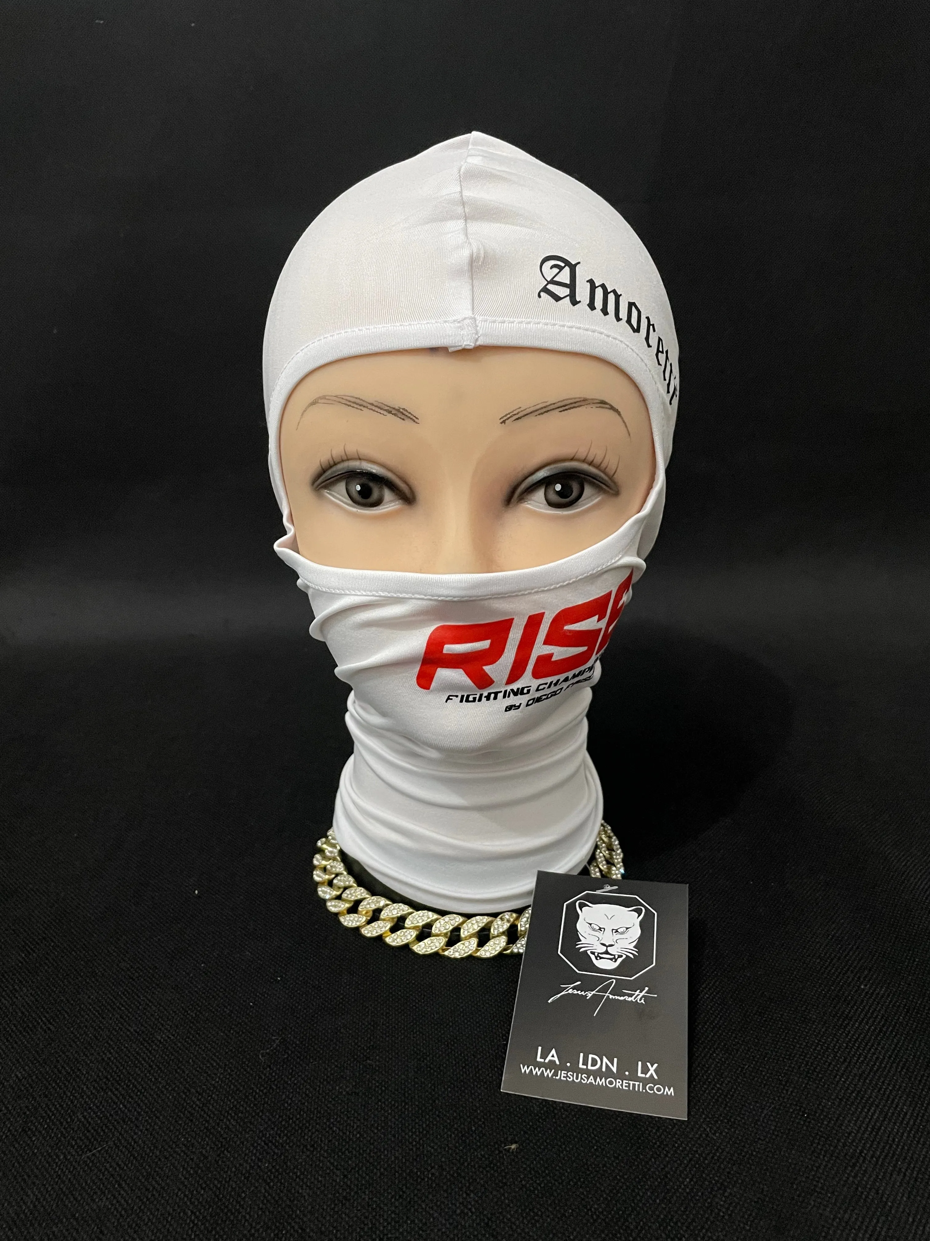 Balaclava Amoretti x Rise Branca
