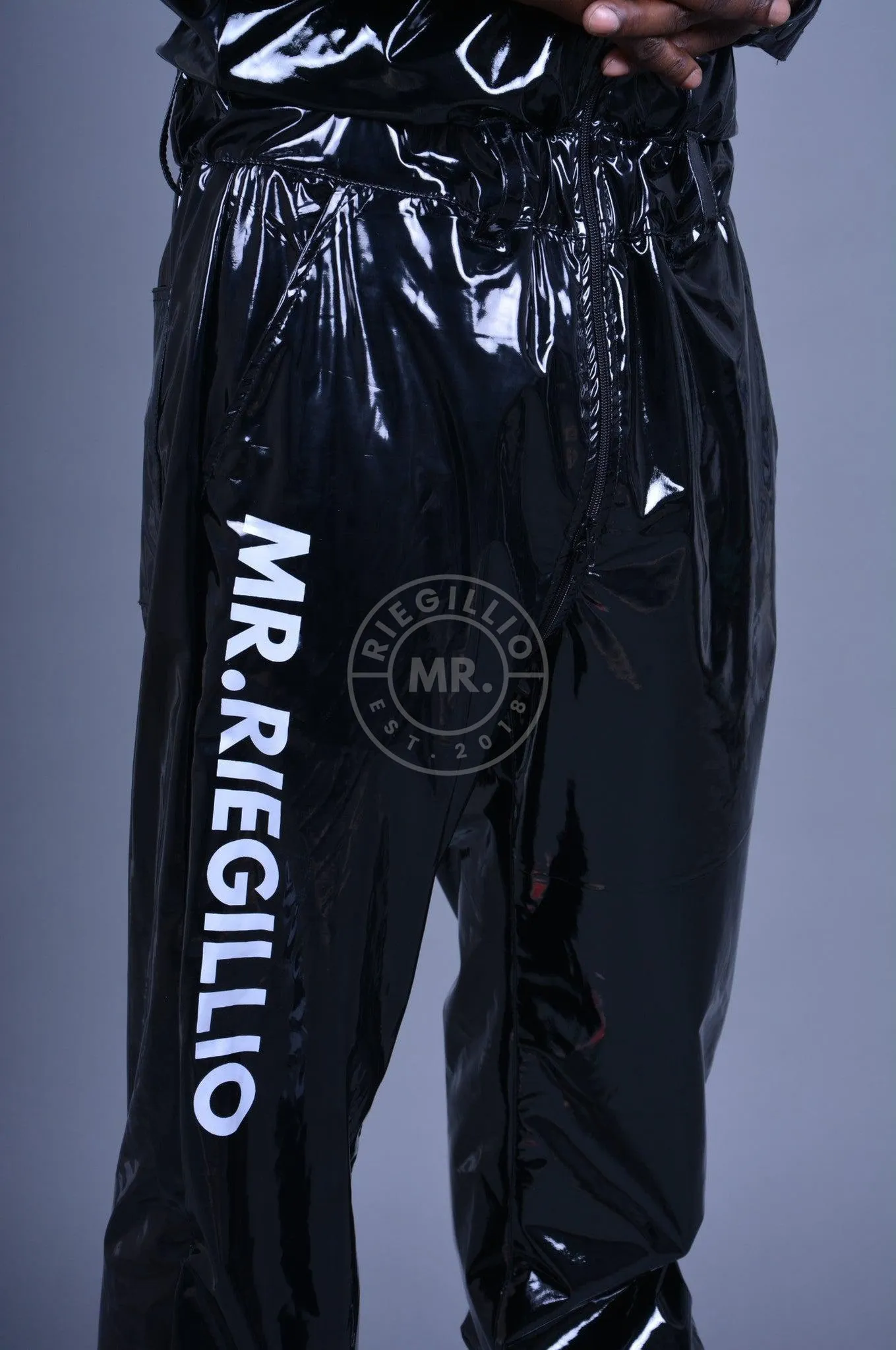 Black PVC Overall
