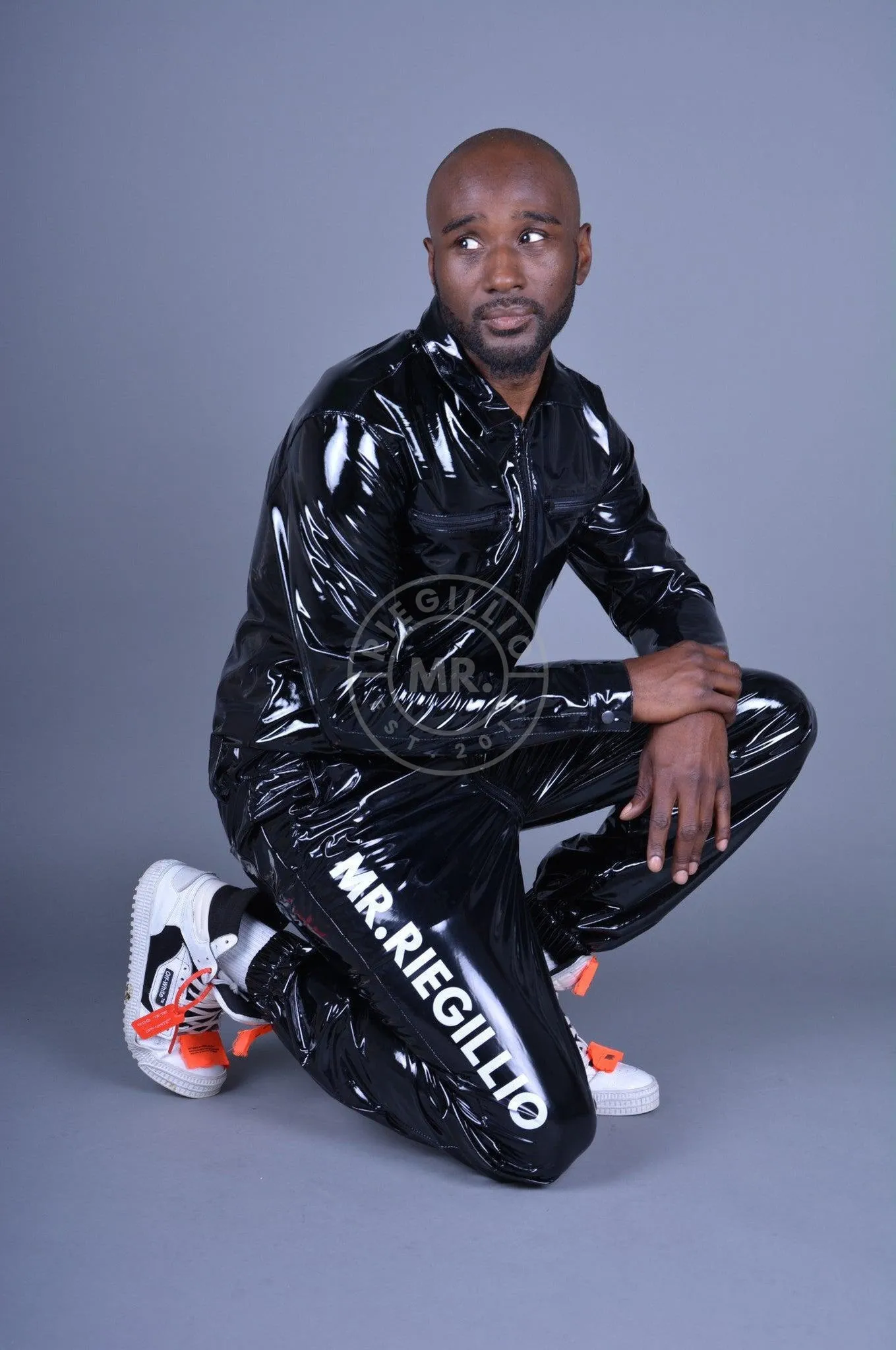Black PVC Overall