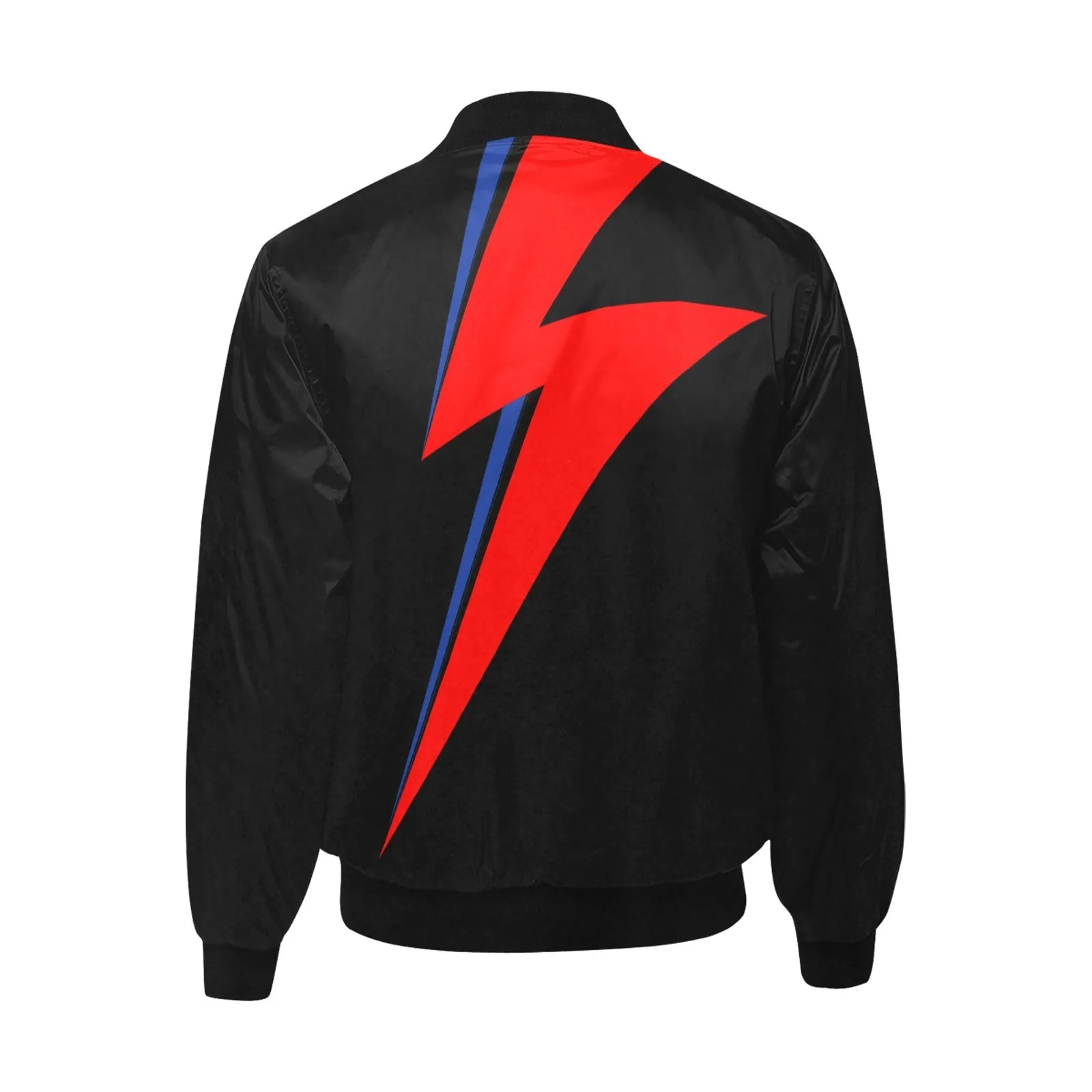 Bowie Thunderbolt Quilted Bomber Jacket