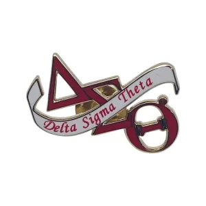 Delta Pins - Letters with Banner