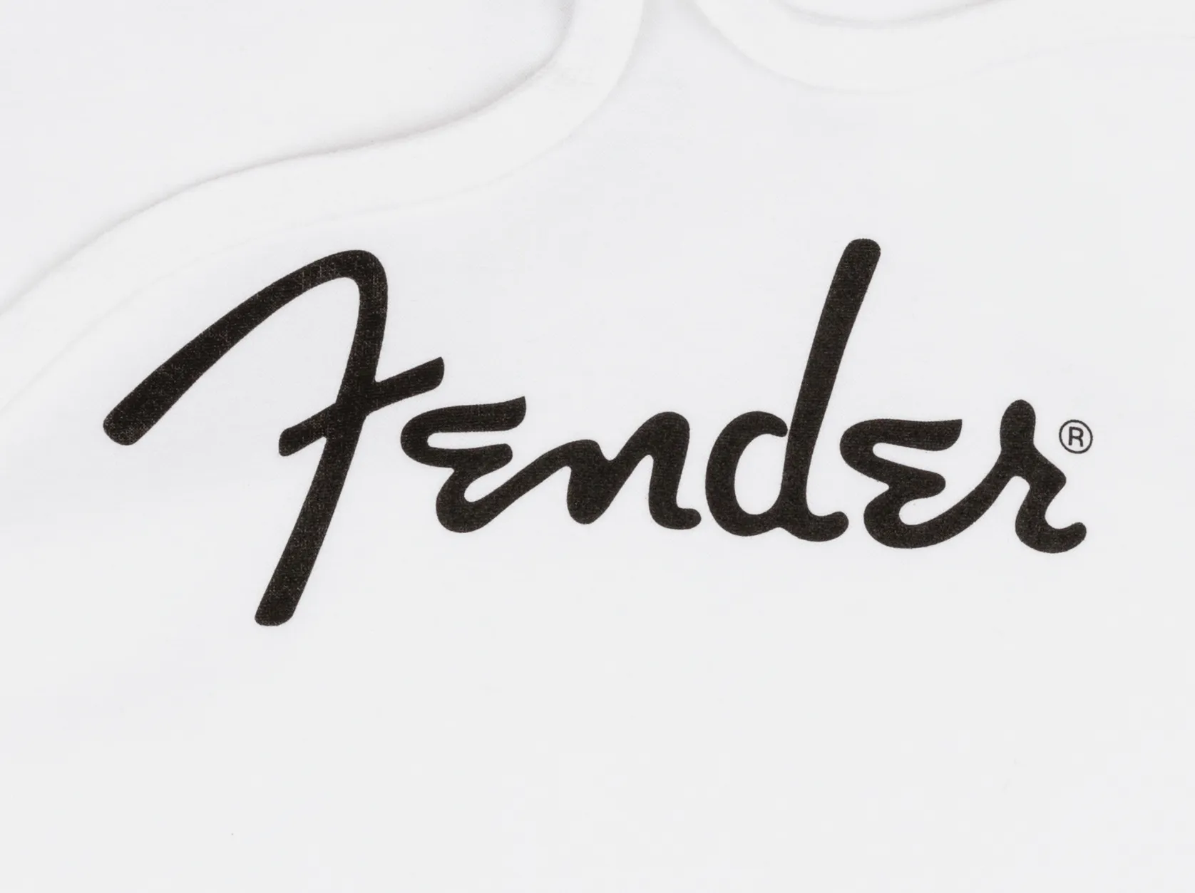 Fender® Spaghetti Logo Hoodie, Olympic White
