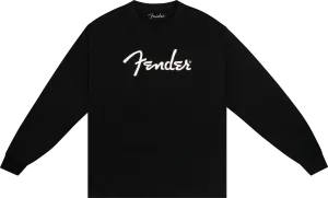 Fender® Spaghetti Logo Long-Sleeve T-shirt, Black