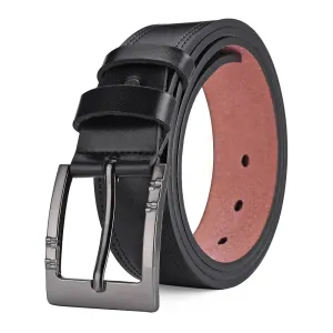 Genuine Leather Men's High Quality Belt with Buckle