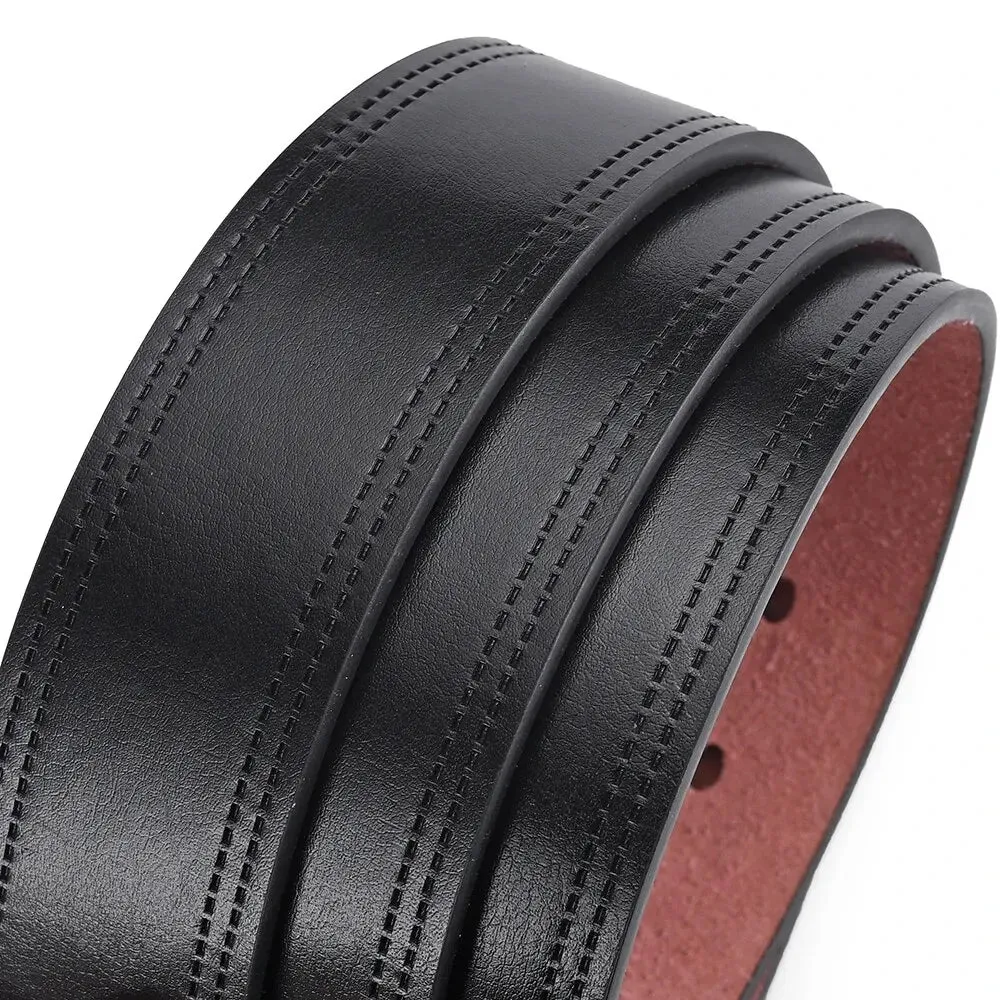 Genuine Leather Men's High Quality Belt with Buckle