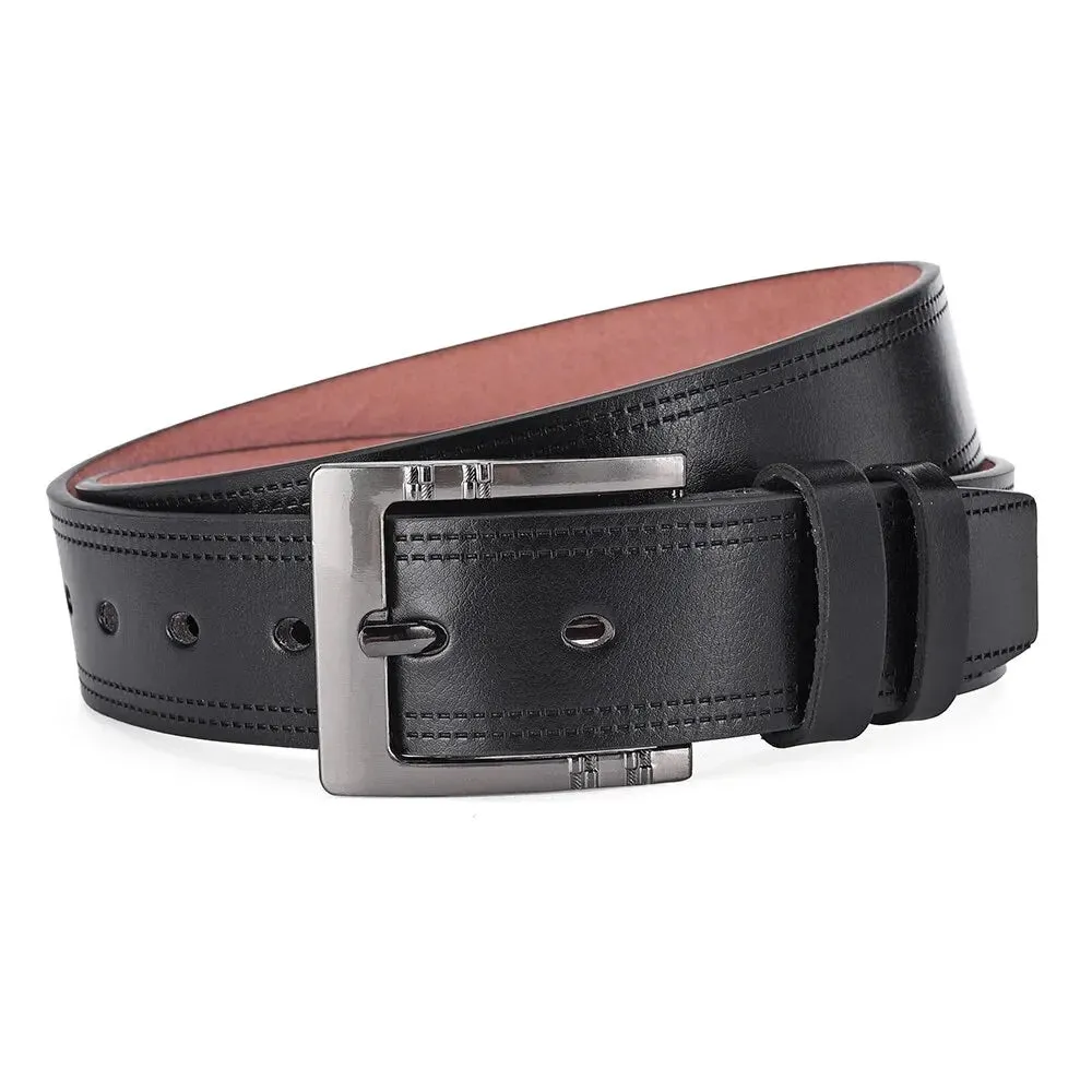 Genuine Leather Men's High Quality Belt with Buckle