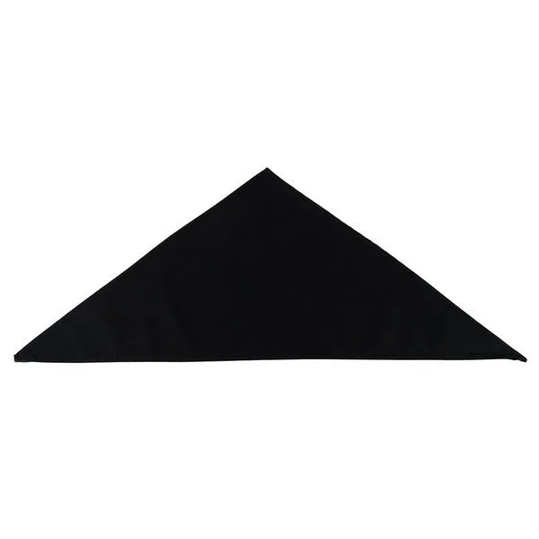 High-Quality Black Chef Neckerchief / Bandana