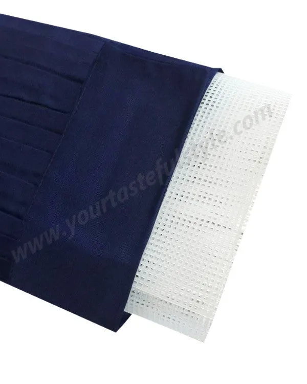 High Quality Japanese Grill Chef Tall Hat Set Dark Blue