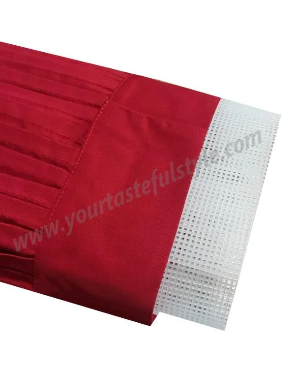 High-quality Restaurant Chef Tall Hat set Red color