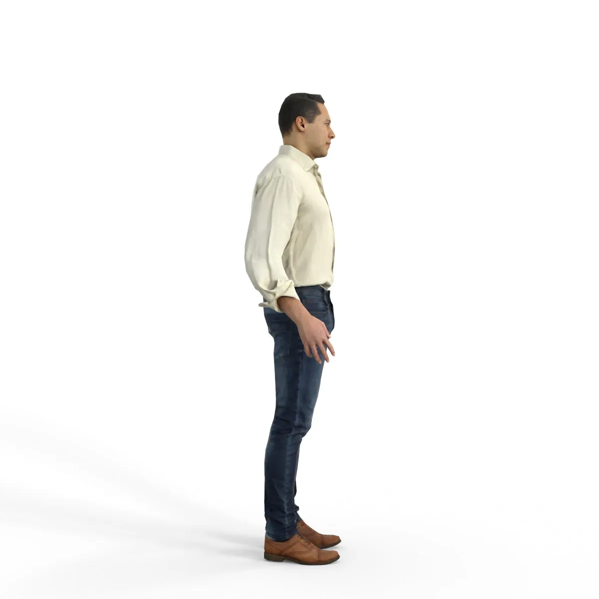 High Quality Rigged 3D Casual Man | cman0341m4 | MAX Human
