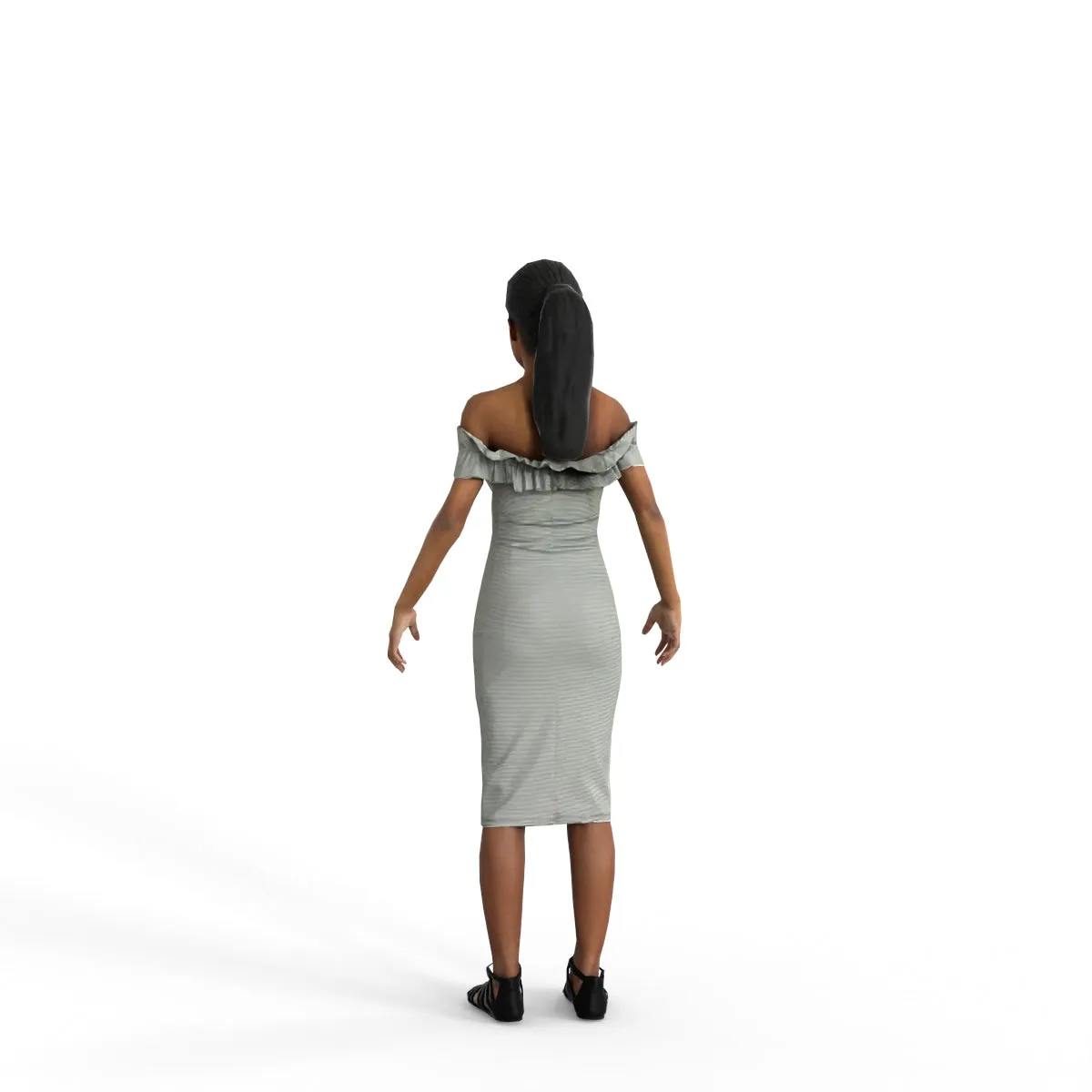 High Quality Rigged 3D Casual Woman | cwom0339m4 | 3DS MAX Human