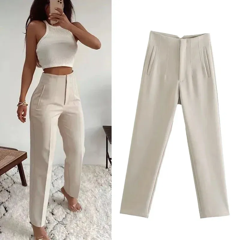High waist Formal Pants