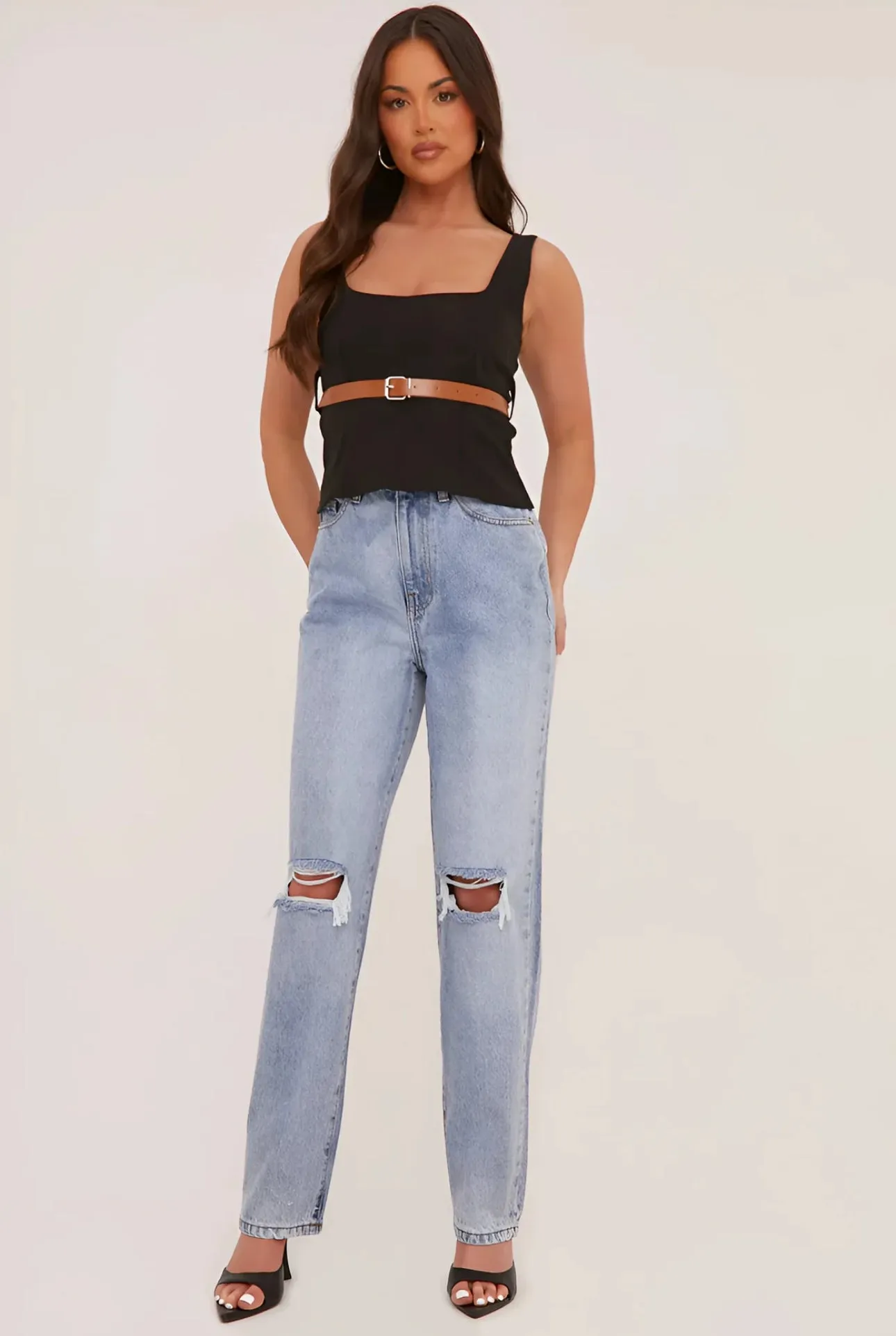 IVELISSE | MID WASH DENIM JEANS