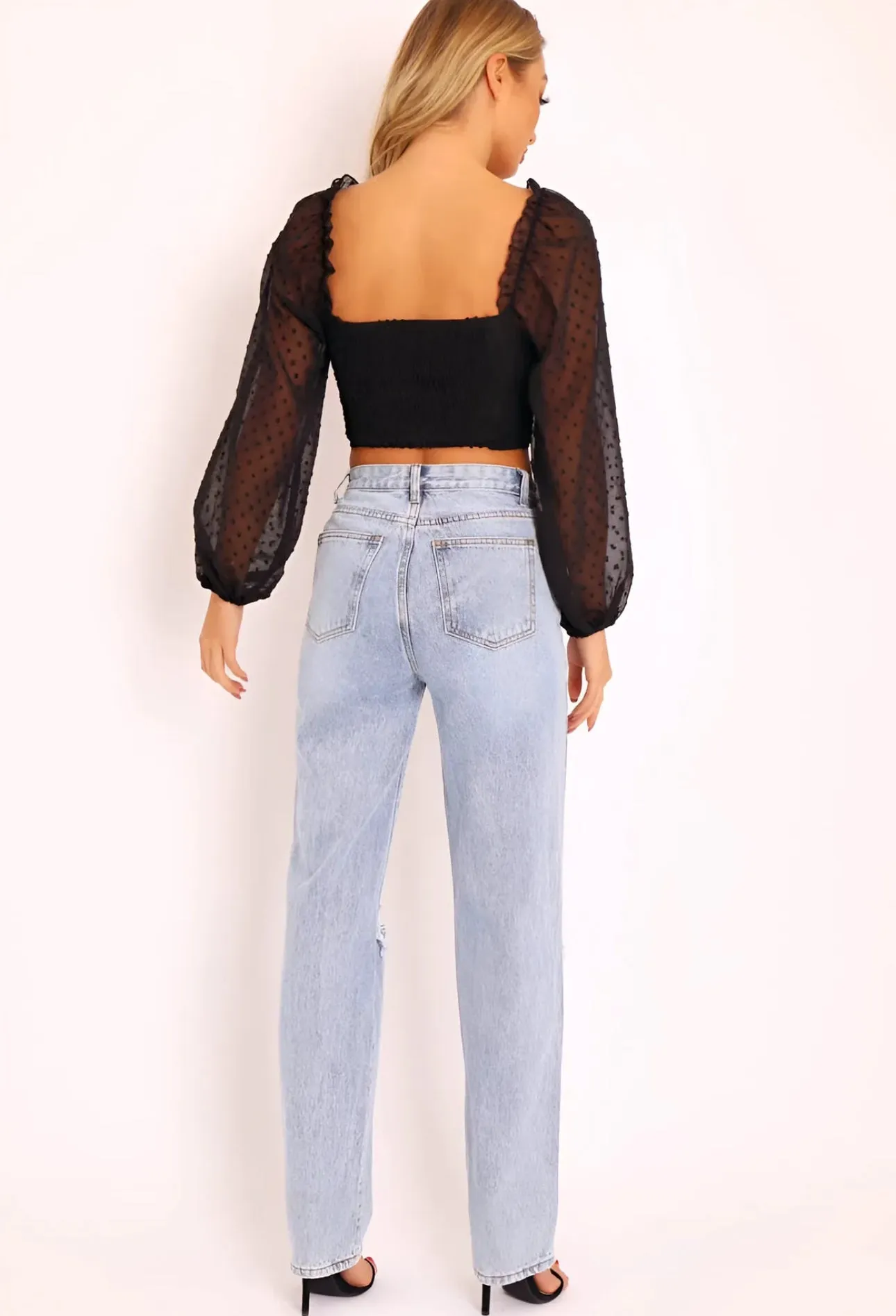 IVELISSE | MID WASH DENIM JEANS
