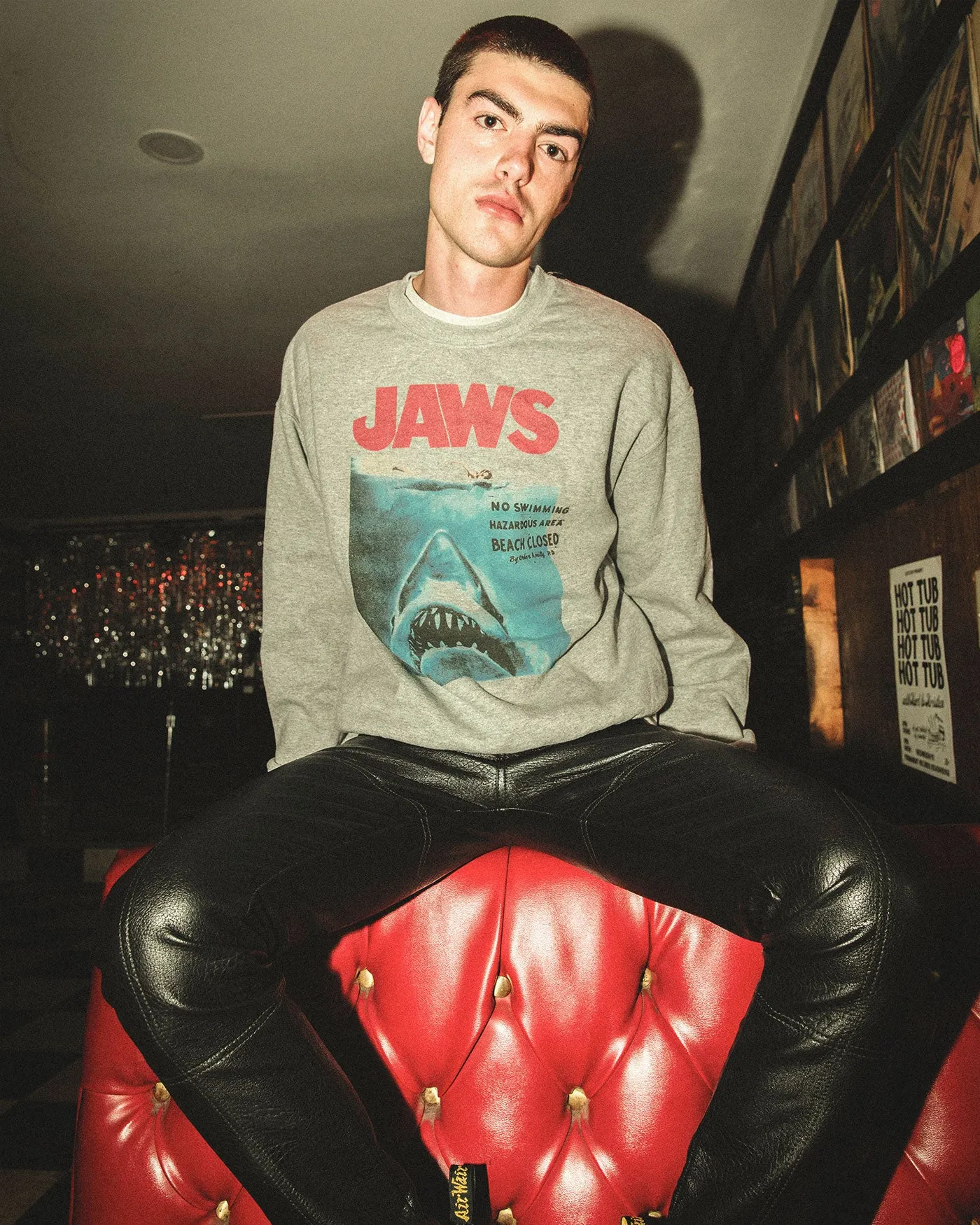 Jaws Movie Poster Flea Market Fleece