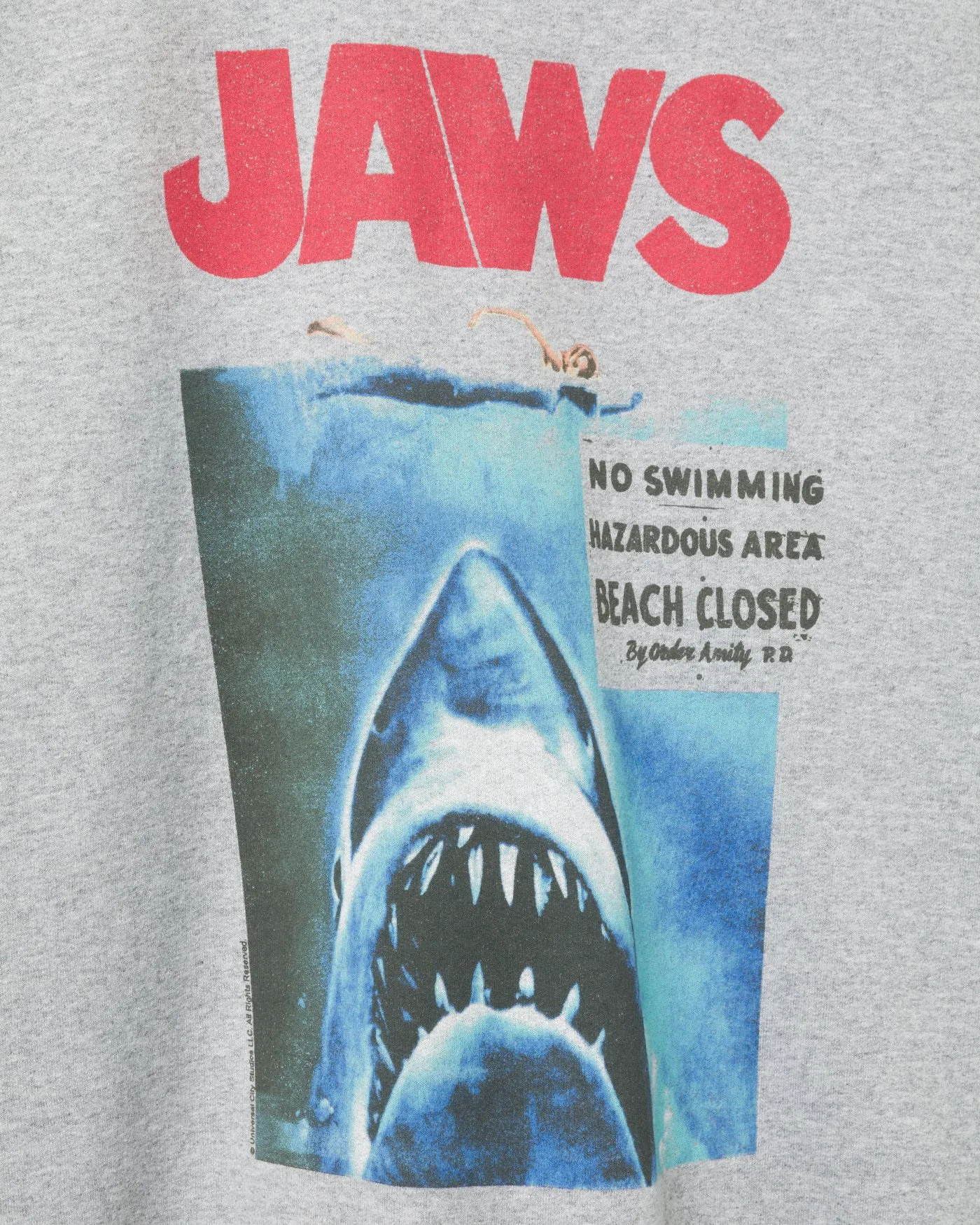Jaws Movie Poster Flea Market Fleece
