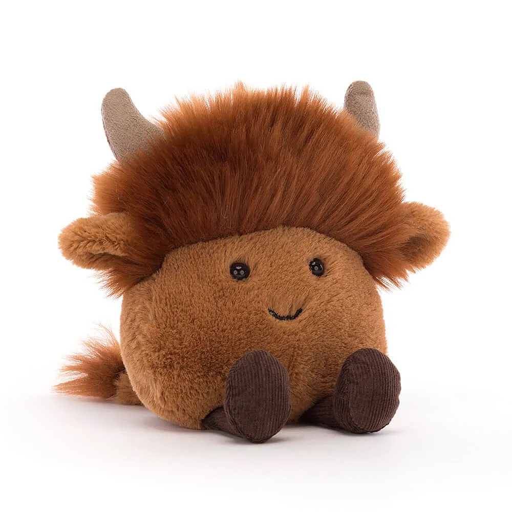 Jellycat Soft Toy Amuseabean Highland Cow