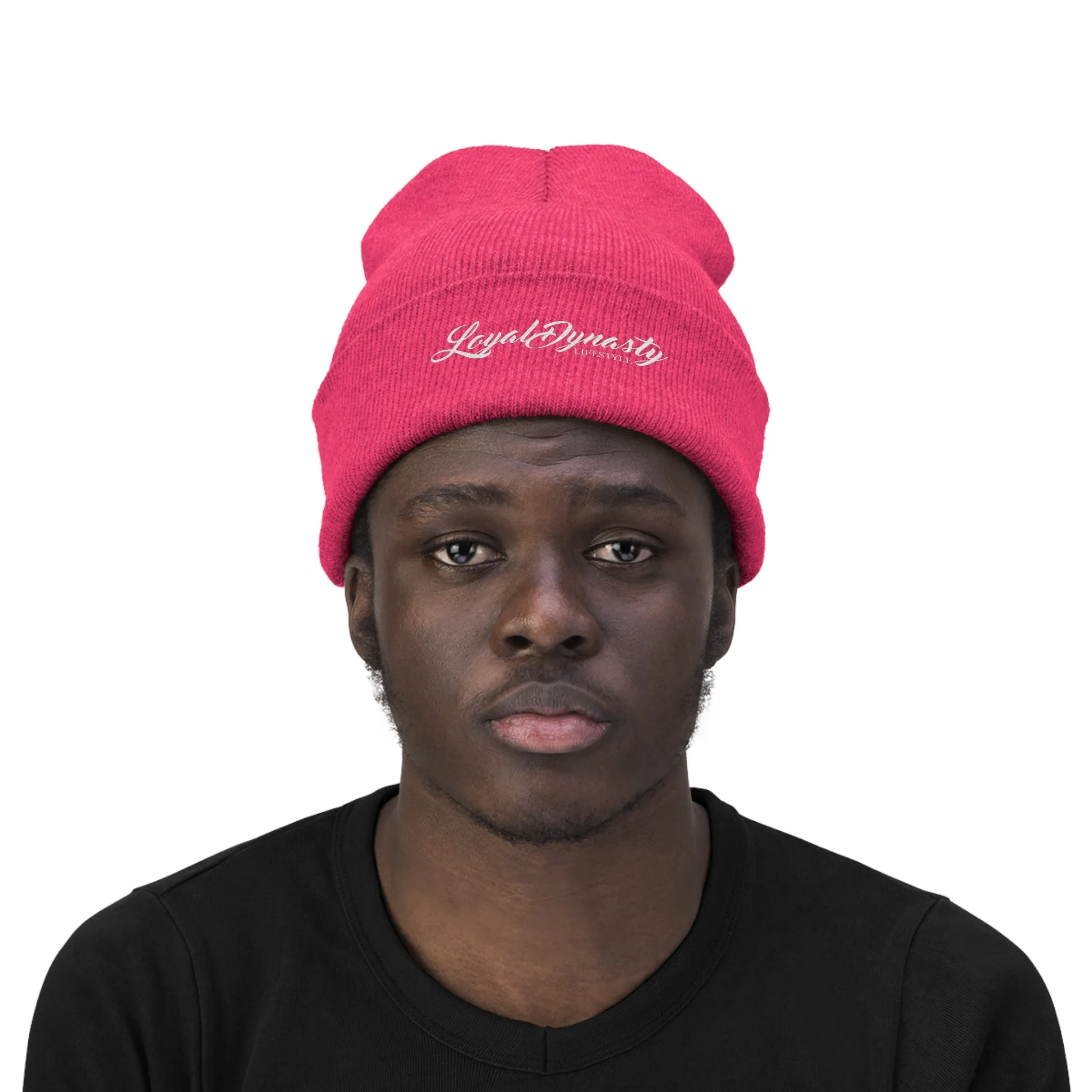 LD Script Knit Beanie