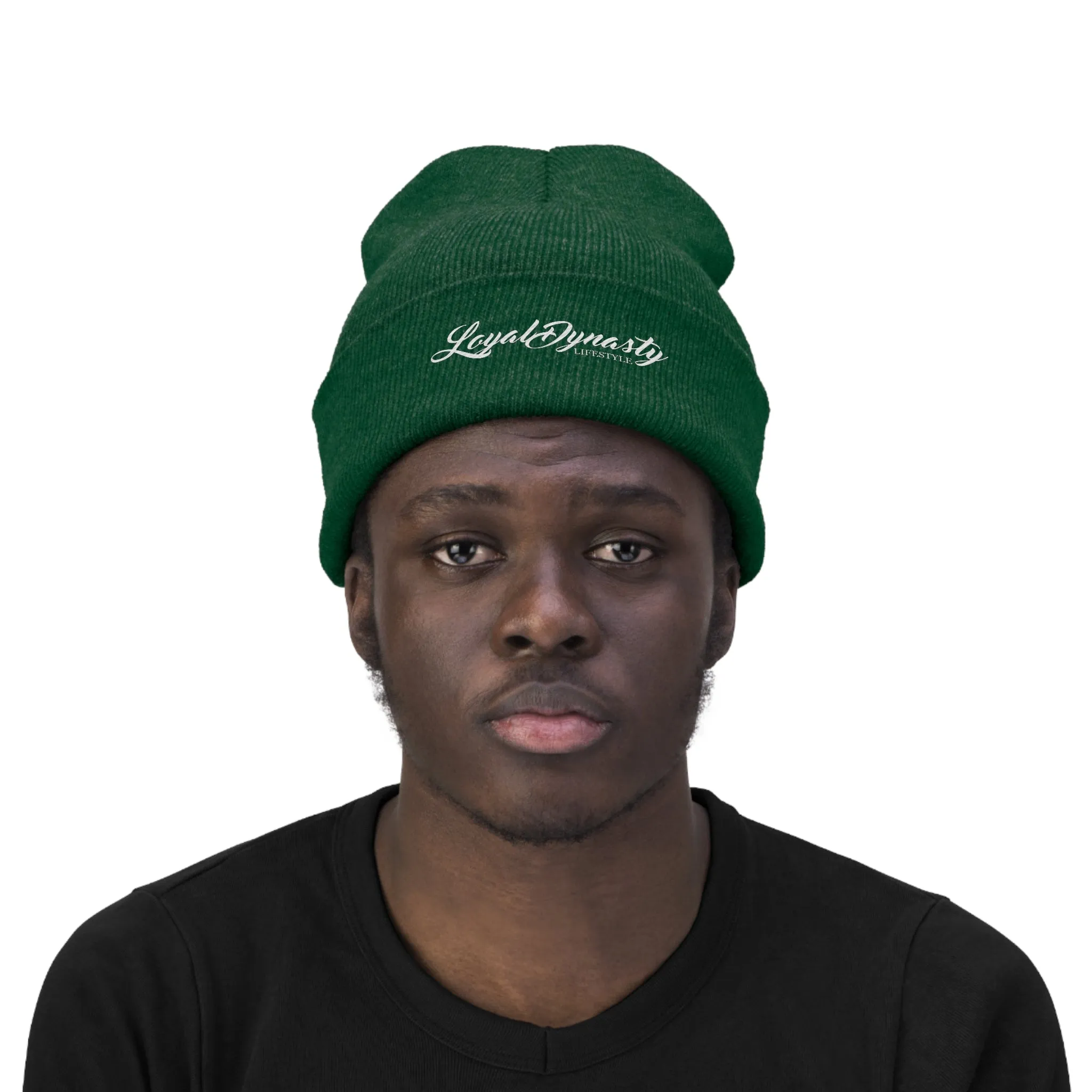 LD Script Knit Beanie