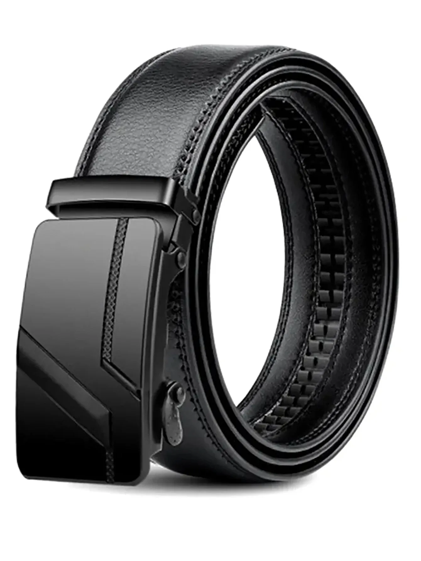 Men's High-Quality Luxury Belt with Automatic Solid Buckle