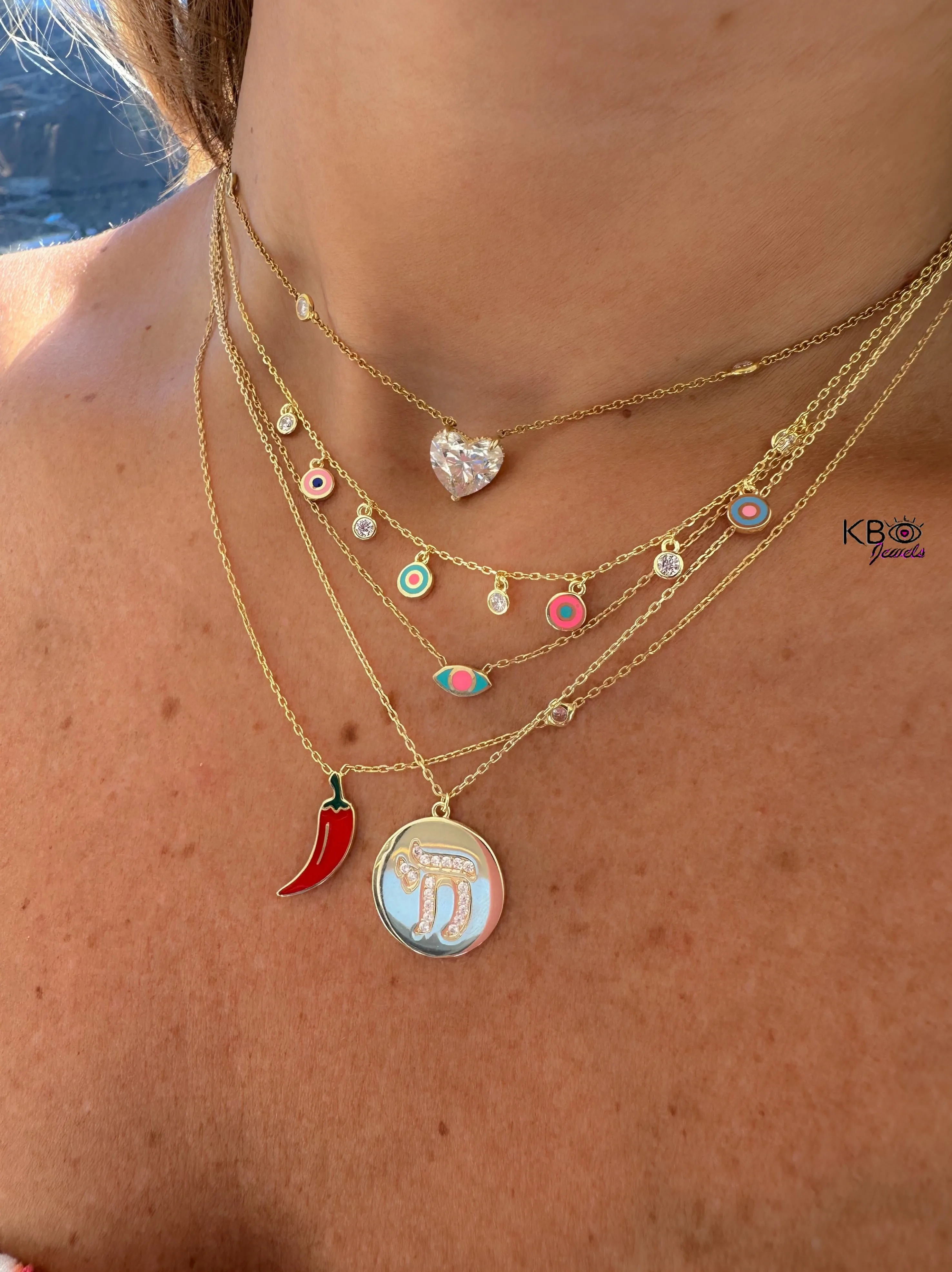 Necklace lucky chilly   pepper
