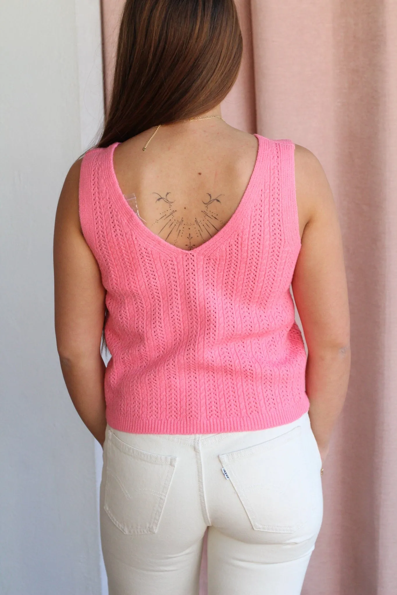 Reef Knit Button Front Vest- 2 Colors!