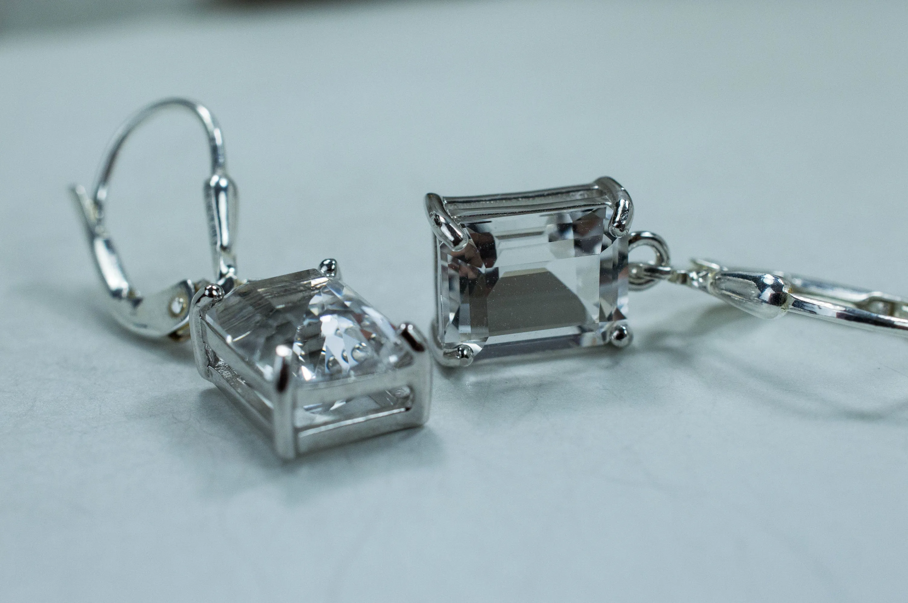 Tanzanian Quartz Earrings, Genuine High Quality Tanzanian Quartz