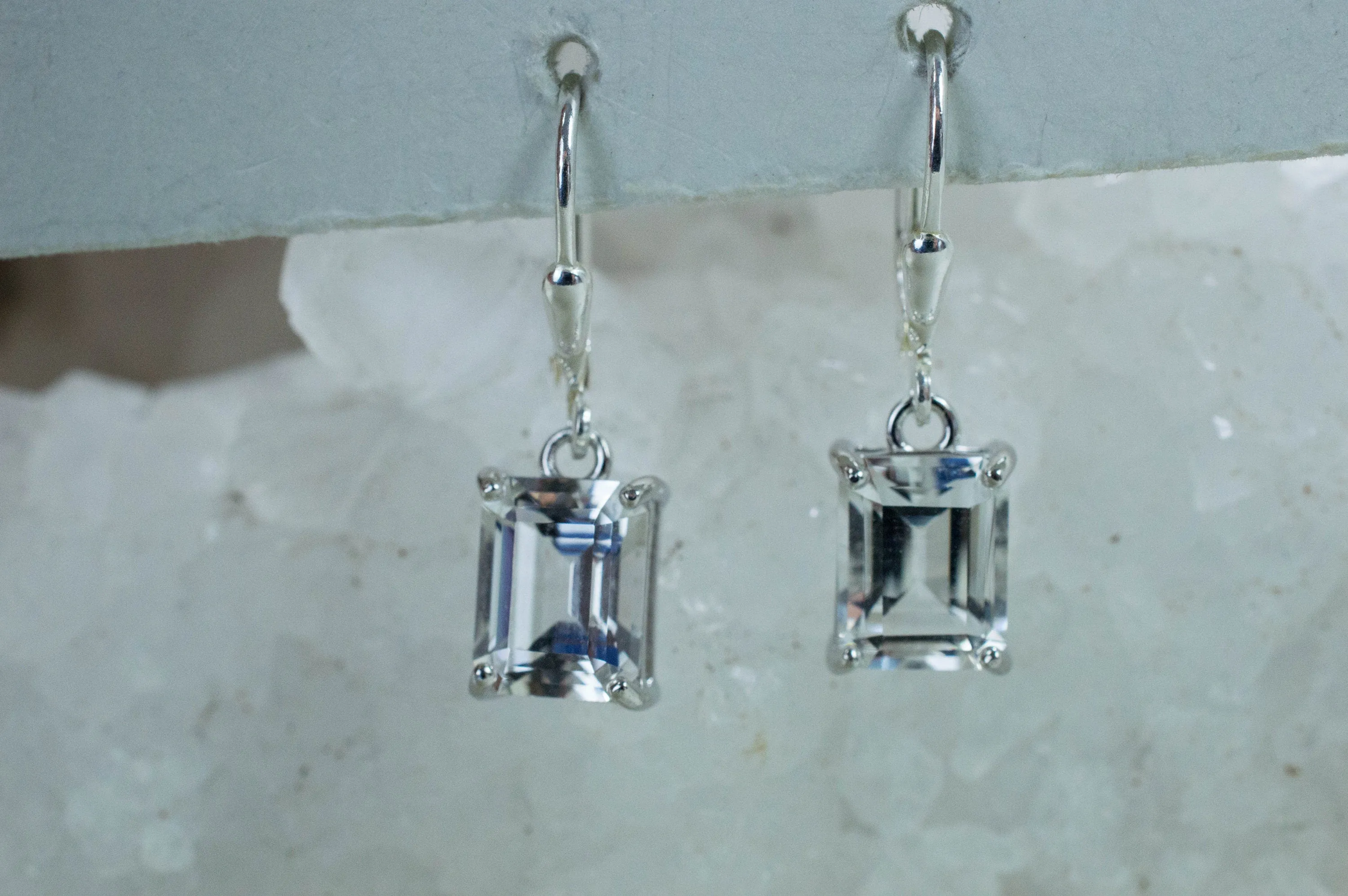 Tanzanian Quartz Earrings, Genuine High Quality Tanzanian Quartz