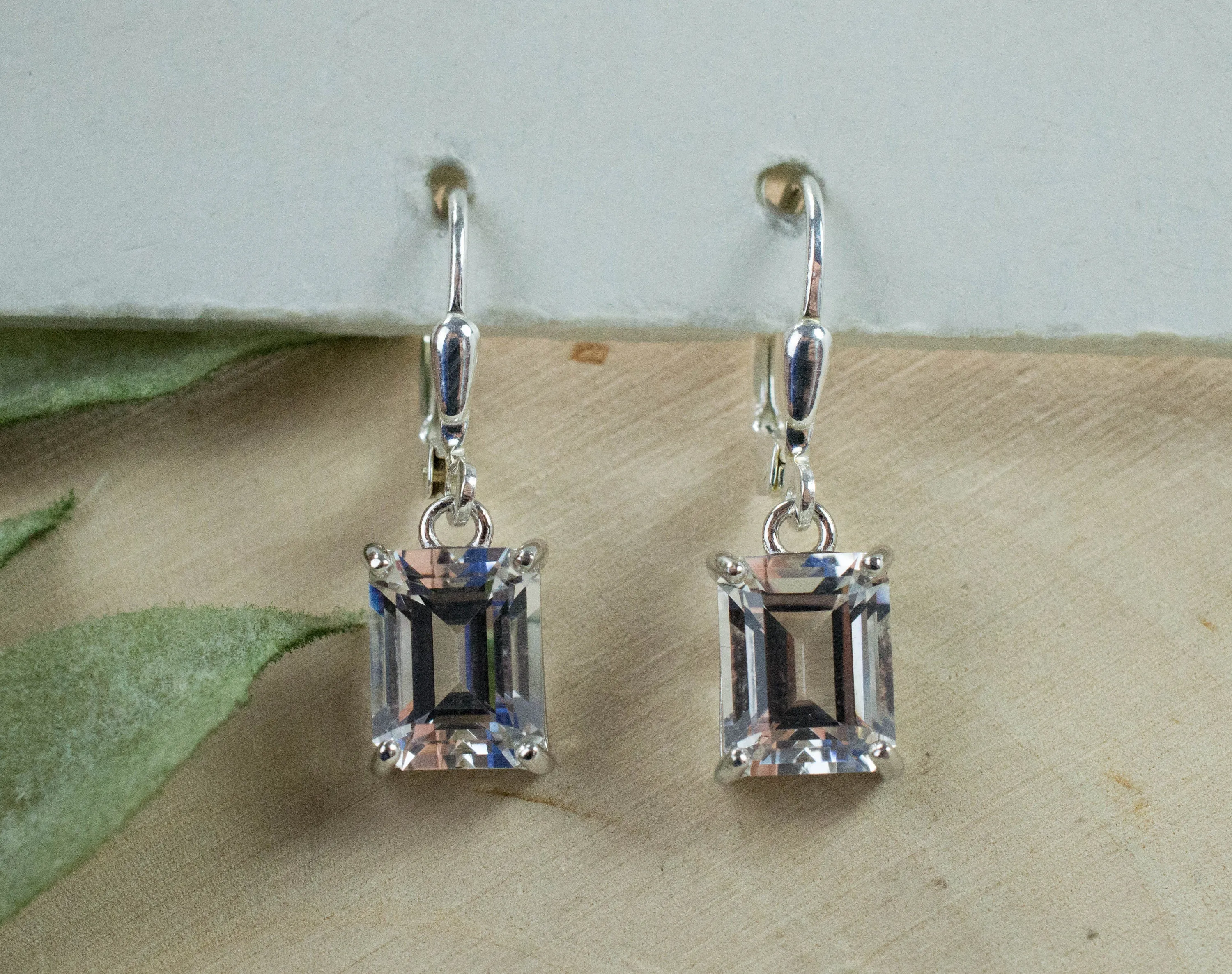 Tanzanian Quartz Earrings, Genuine High Quality Tanzanian Quartz