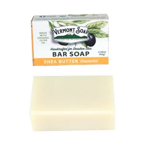 Unscented Organic Handcrafted Shea Butter Bar Soap