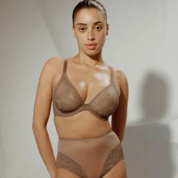 Va Bien Palmier Plunge Bra 770 in Cocoa