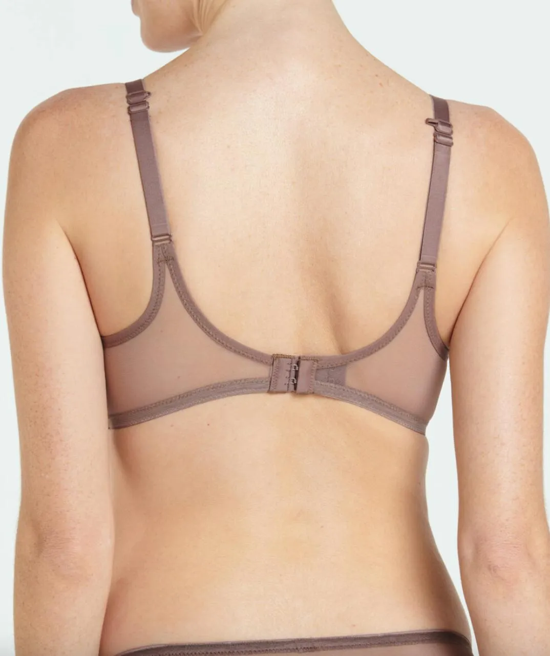 Va Bien Palmier Plunge Bra 770 in Cocoa
